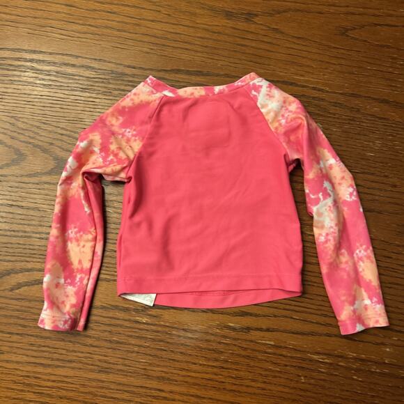 Hurley Swim Shirt Size 12M Girls Baby Infant longsleeve Sun Block UPF 50 (4) - Picture 6 of 7